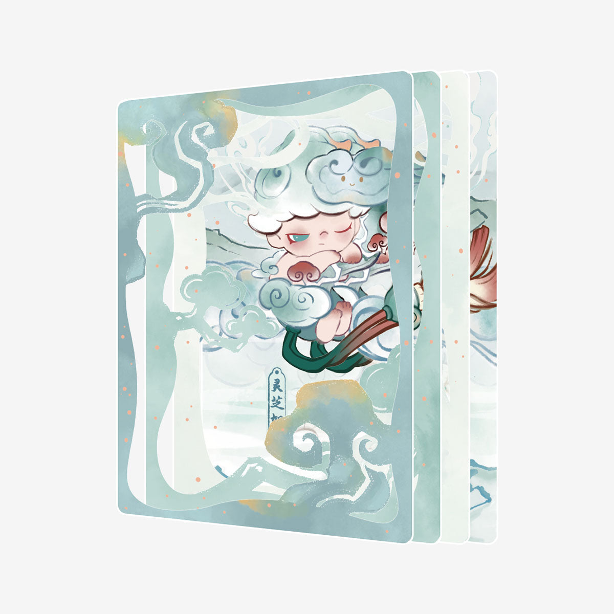 【NEW】POP MART DIMOO Stories in the Cup Series Figures Art Collection Cards