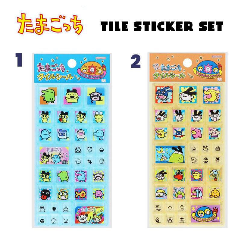 Bandai Sun Star Tamagotchi Tile Sticker B