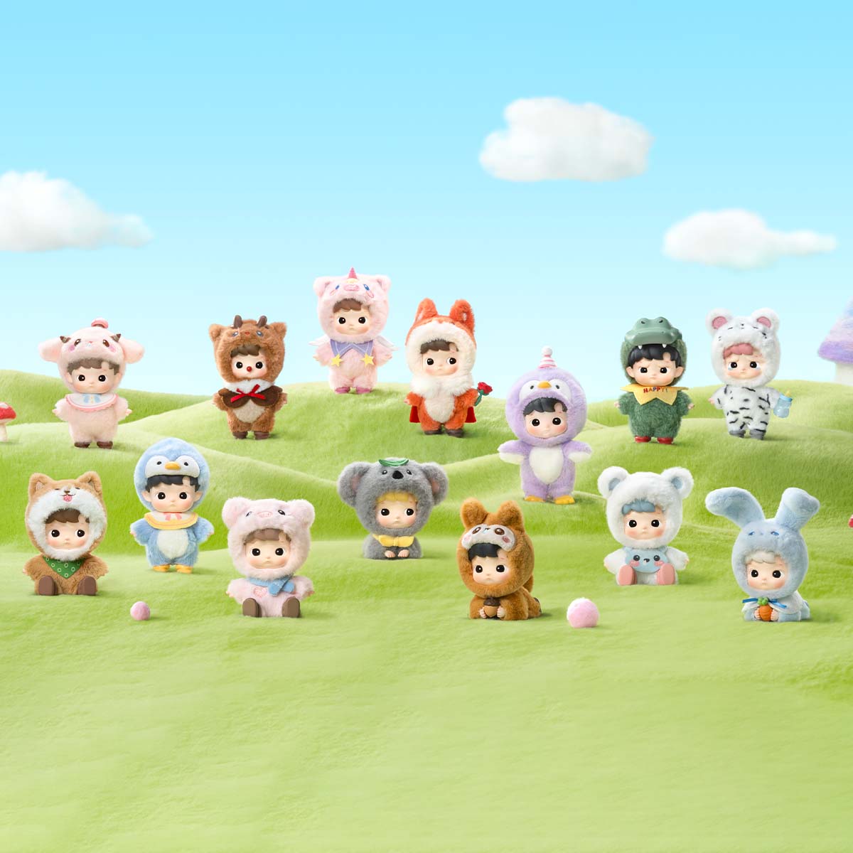 【NEW】POP MART HACIPUPU Snuggle With You Series Figures