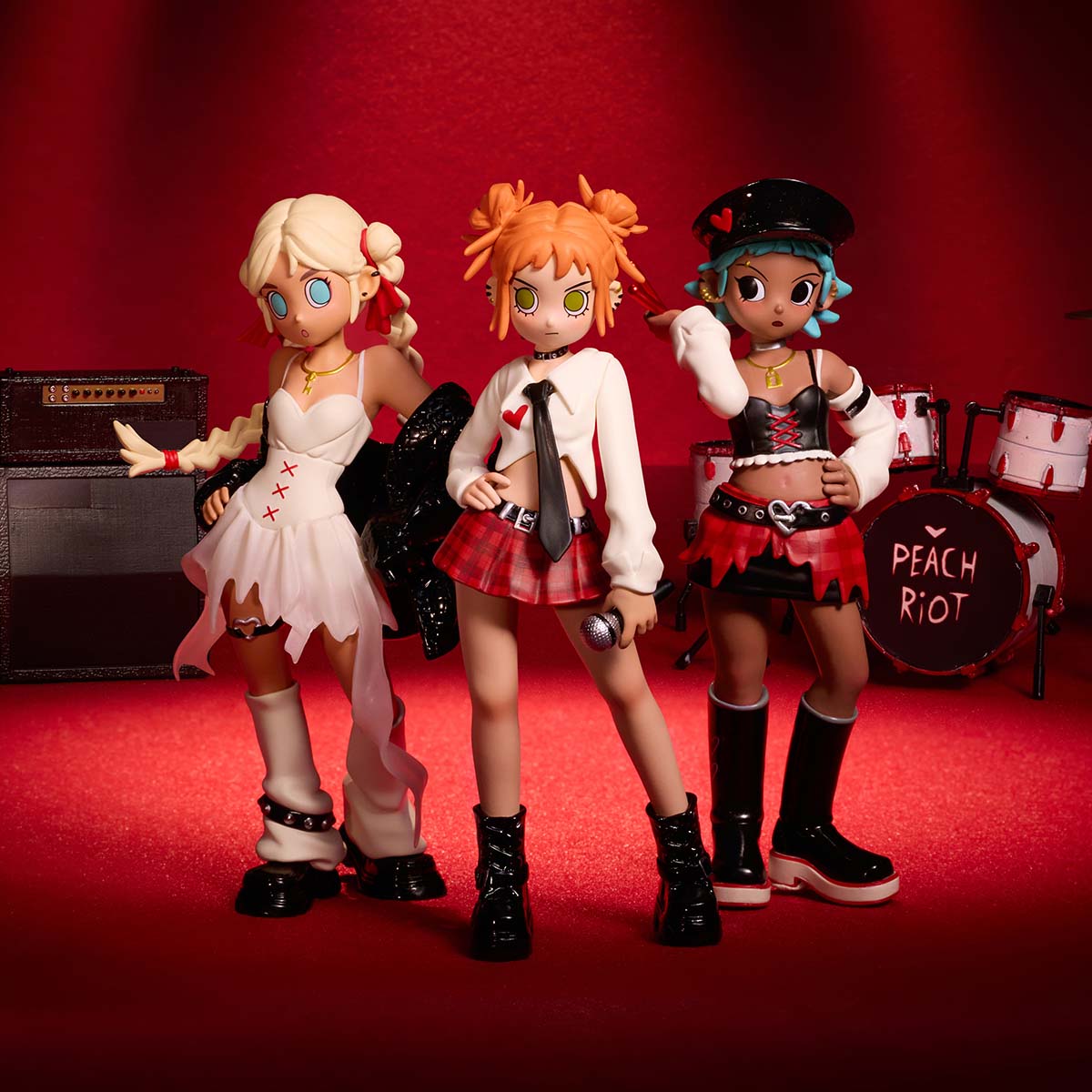 Pop Mart Peach Riot Bloody Valentine Figures