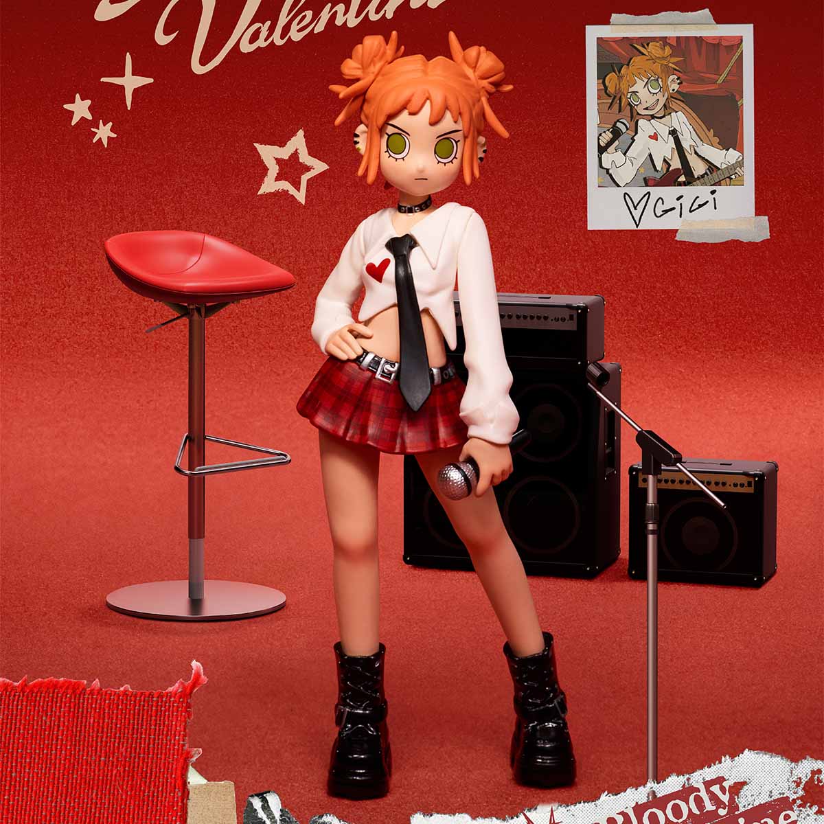 Pop Mart Peach Riot Bloody Valentine Figures