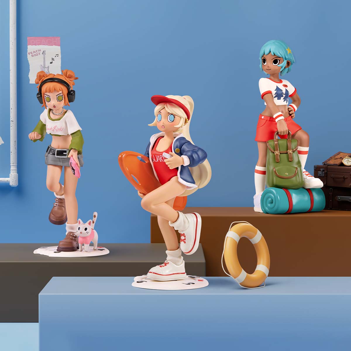 【NEW】POP MART Peach Riot Rush Hour Series Figures