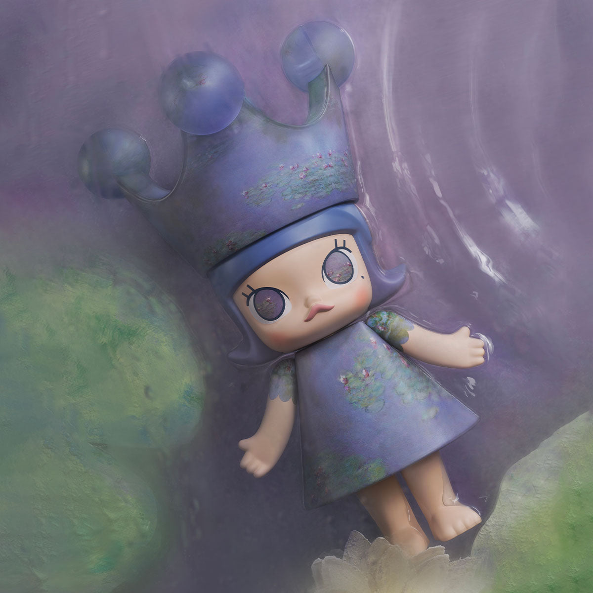 【NEW】Pop Mart MEGA ROYAL MOLLY 400% Monet-Les Nymphéas