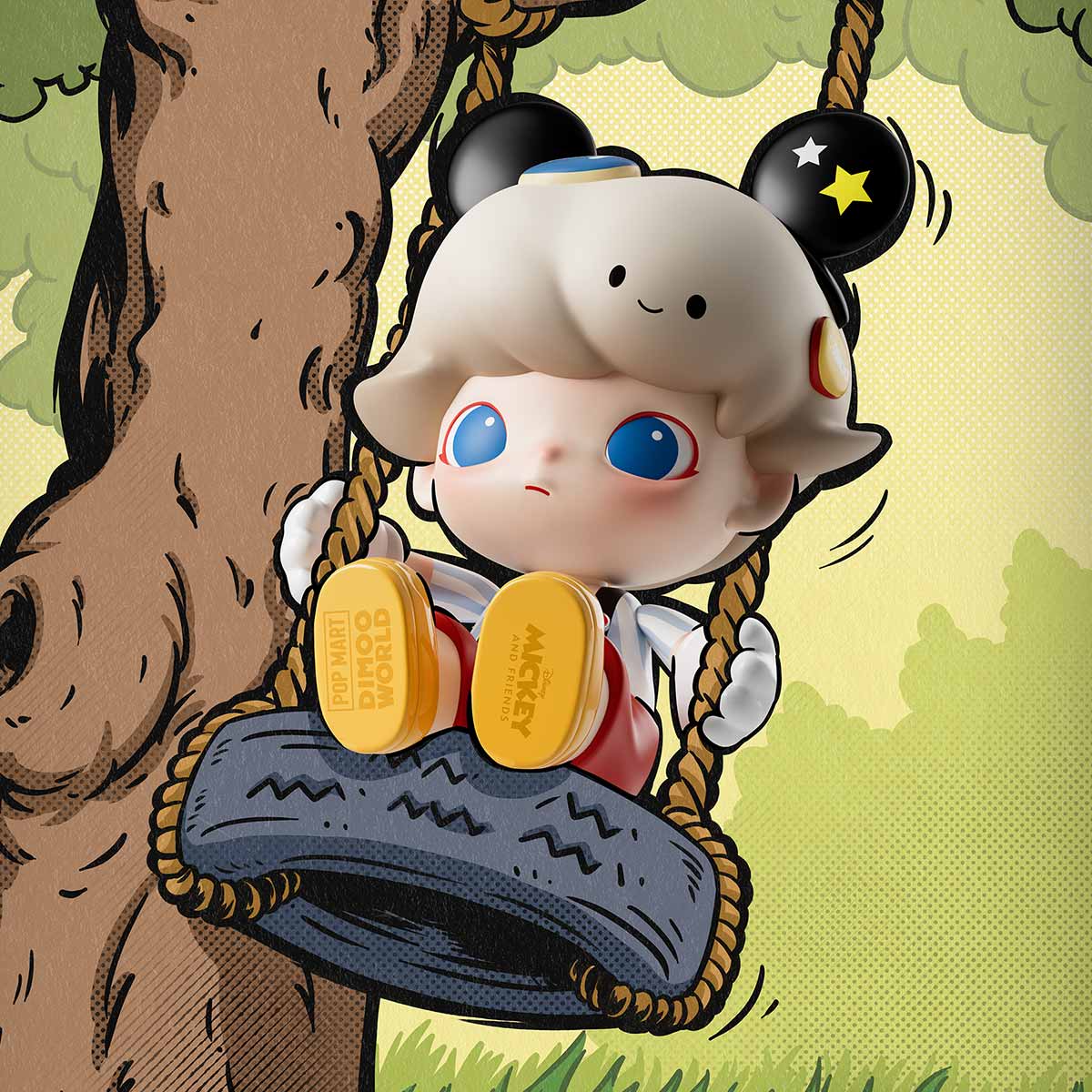 Pop Mart MEGA JUST DIMOO 400% Mickey Mouse
