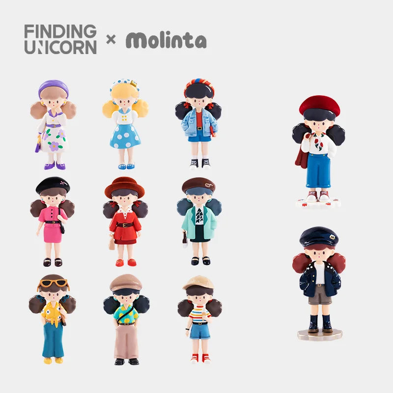 【New】 F.UN X Molinta Molinta Retro Girls Series Blind Box