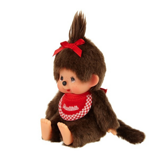 Monchhichi Premium Standard Series: Brown Girl Sitting Doll