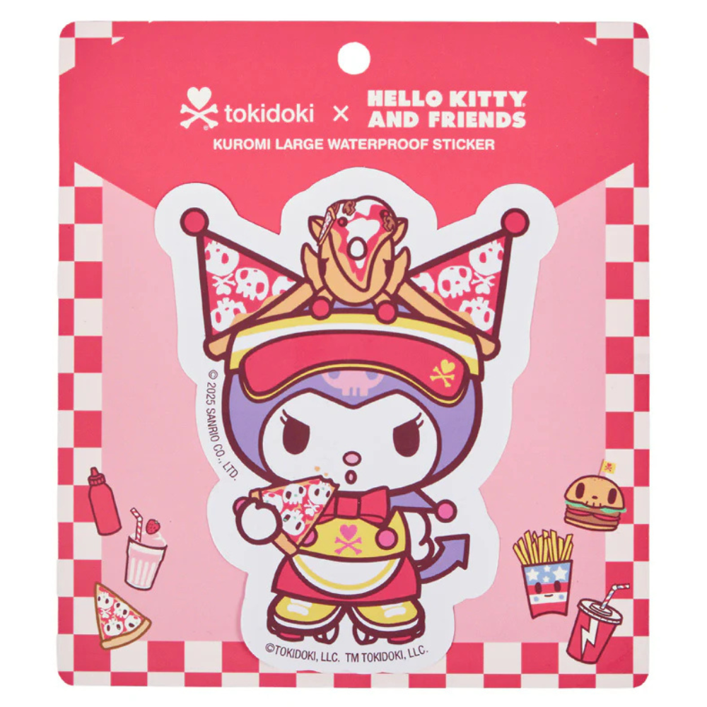 Tokidoki x HKF Fast Food Large Stickers