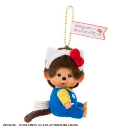 Hello Kitty x Monchhichi Big Head SS K/C Monchhichi Plush