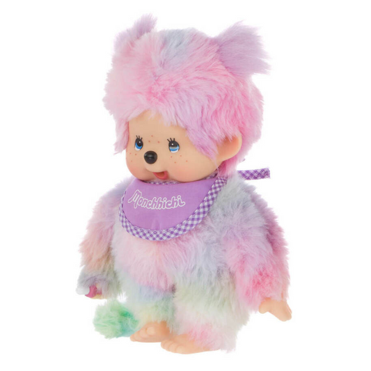 Monchhichi Classic Plush Toy- Tie-Dye Girl