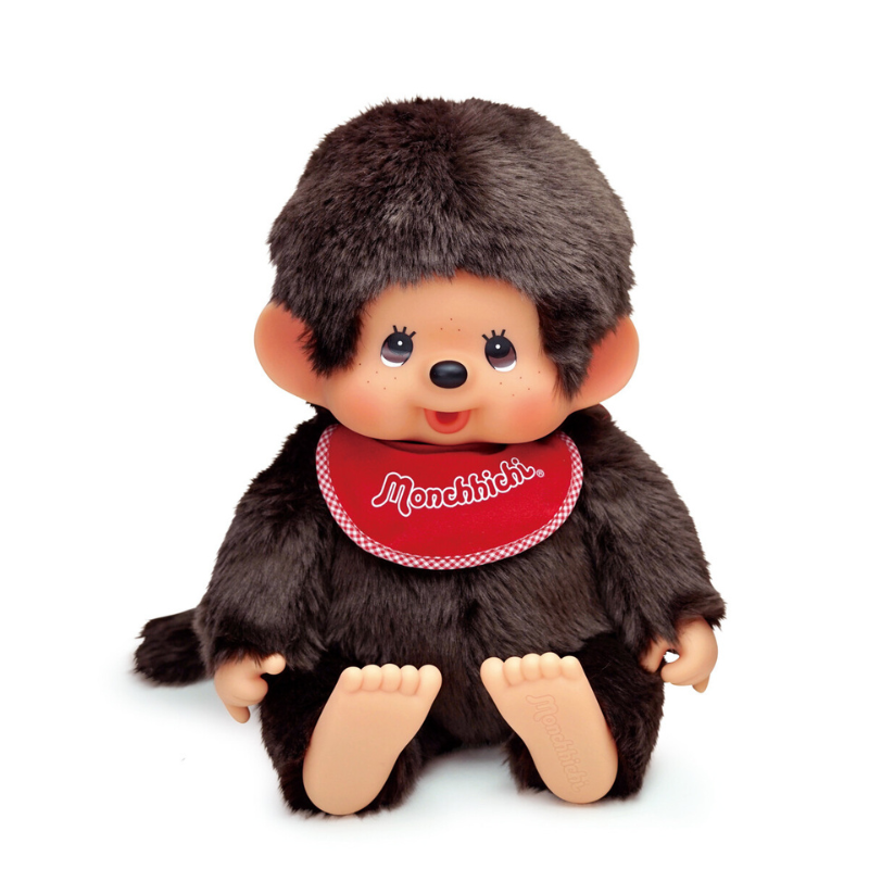 Monchhichi Premium Standard Series: Brown Boy Sitting Doll