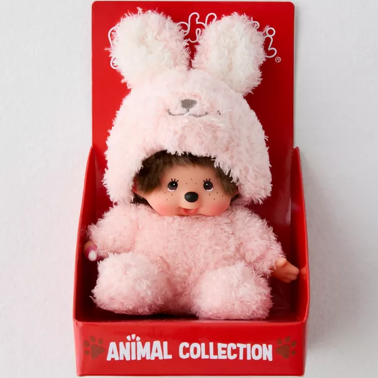 【Limited】Monchhichi Standard Fluffy Sitting Bunny