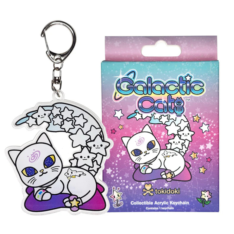 Tokidoki Galactic Cats Acrylic Keychain Blind Box