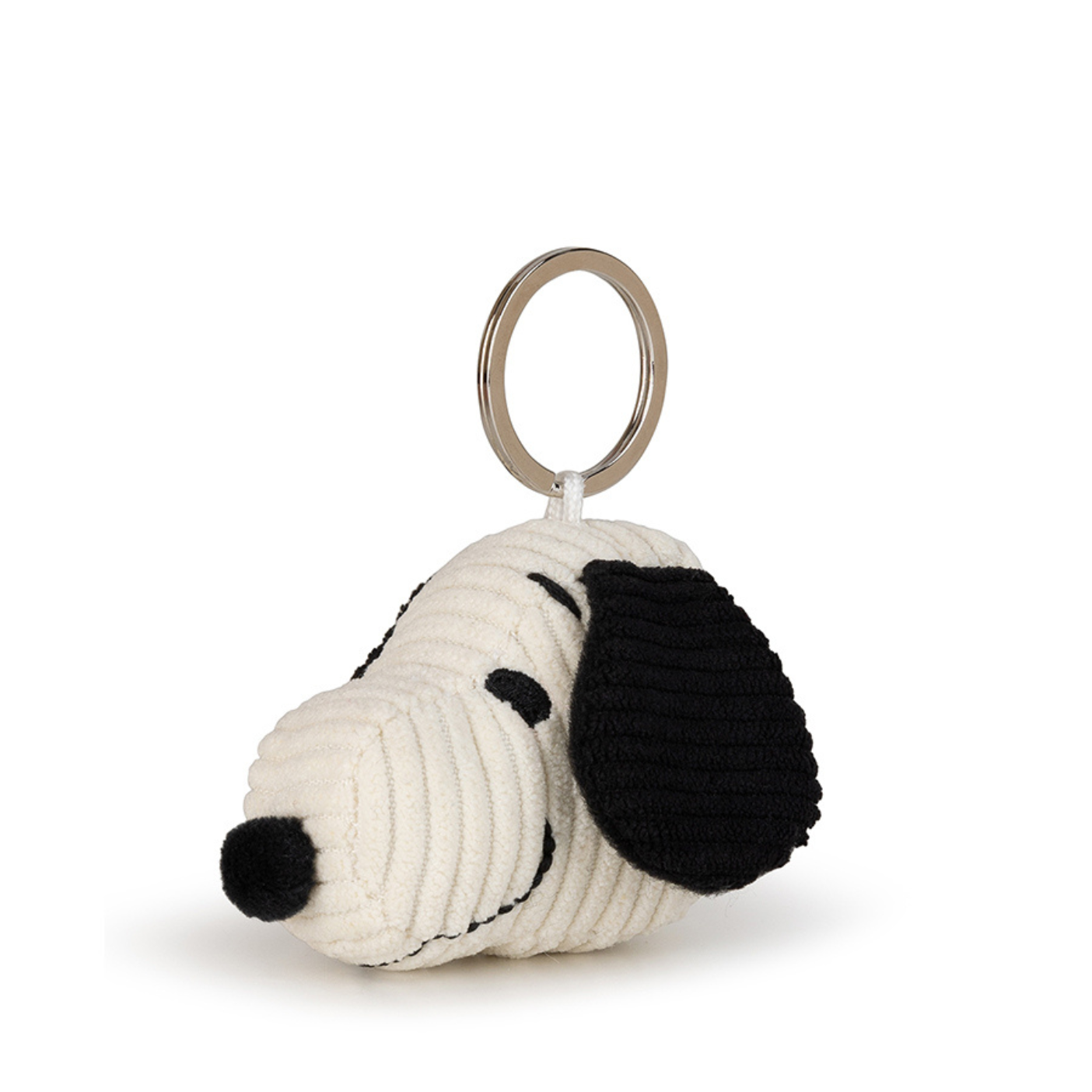 PEANUTS SNOOPY Corduroy Cream Head Keychain - 2"