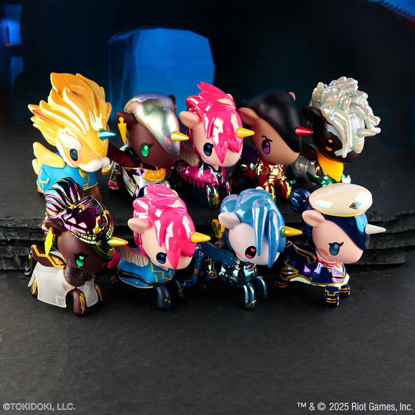 Tokidoki Arcane Unicorno Black Light Chrome Blind Box