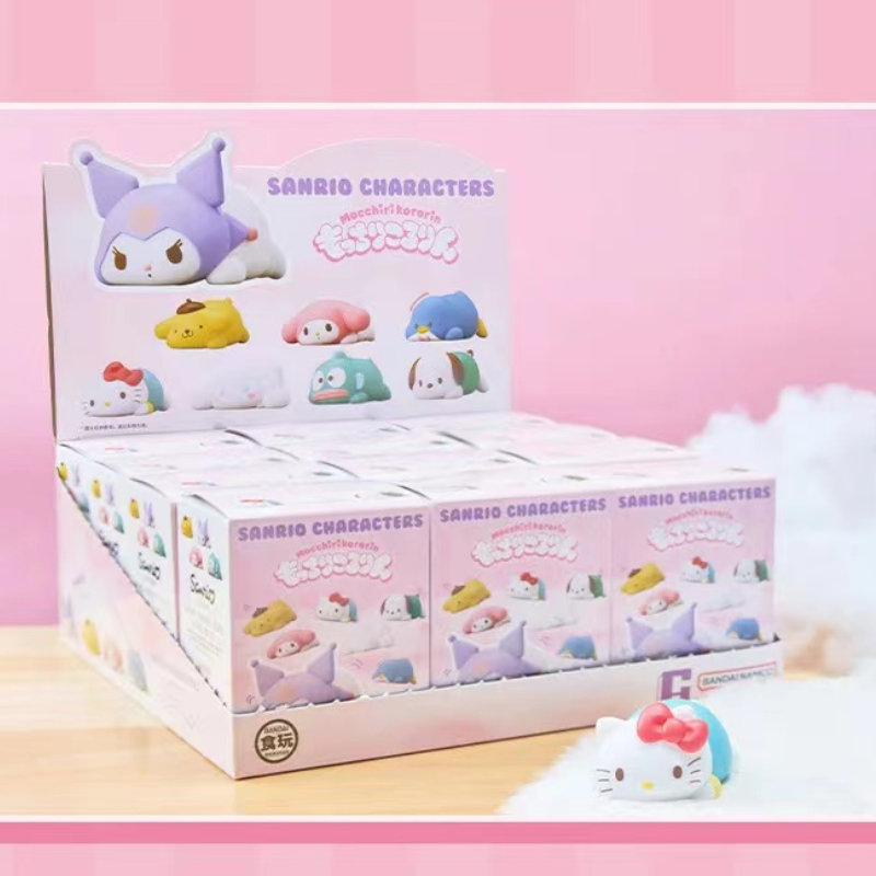 Bandai Shokugan: Sanrio Mocchiri Kororin Squishy Blind Box Toy (No Gum)