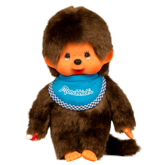 Monchhichi Classic Plush Toy - Blue Boy