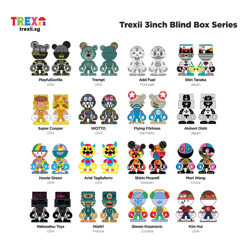 Trexii Blind Box Series 1 Blind Box – Kouhigh Toys