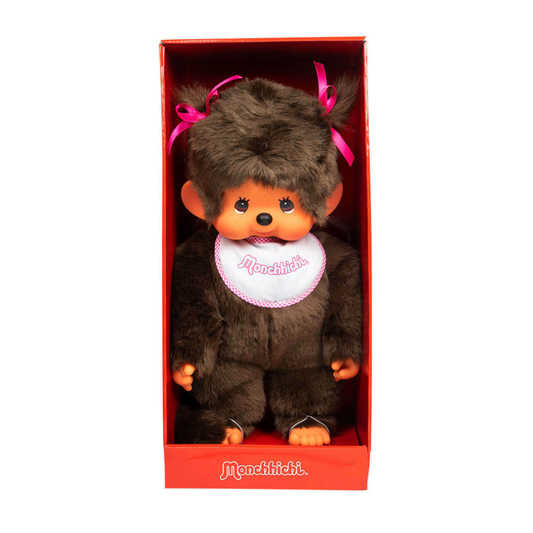 Monchhichi Classic Girl RED Plush - 18''