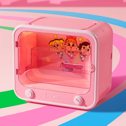 【Limited】Pop Mart CRYBABY × Powerpuff Girls Series-TV Set Luminous Display Container