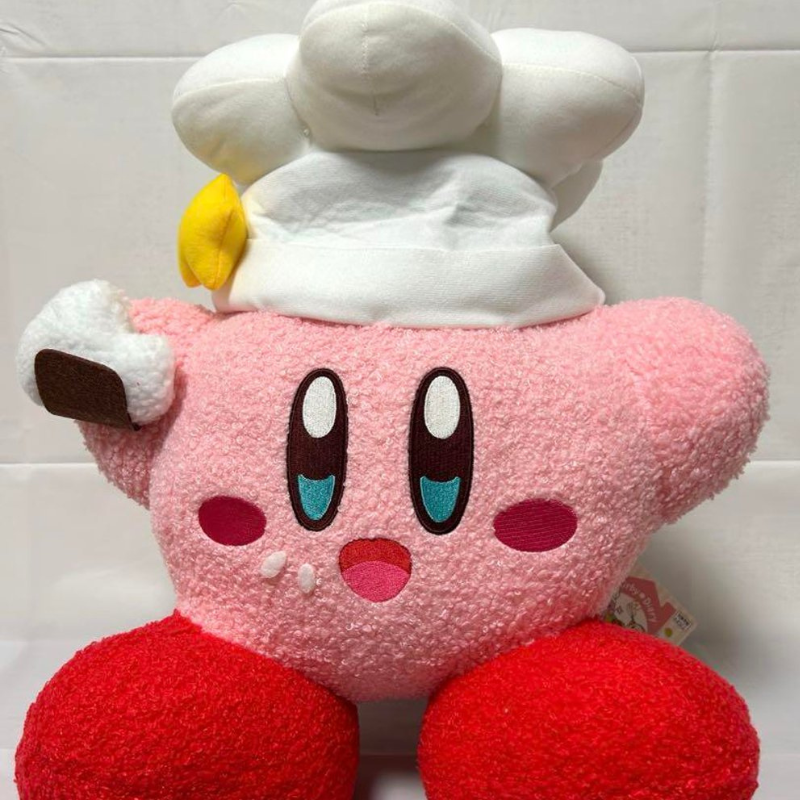 【NEW】Kirby Diary Obento Big Plush Toy - Cook Version