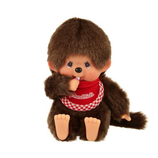 Monchhichi Premium Standard Series: Brown Boy Sitting Doll