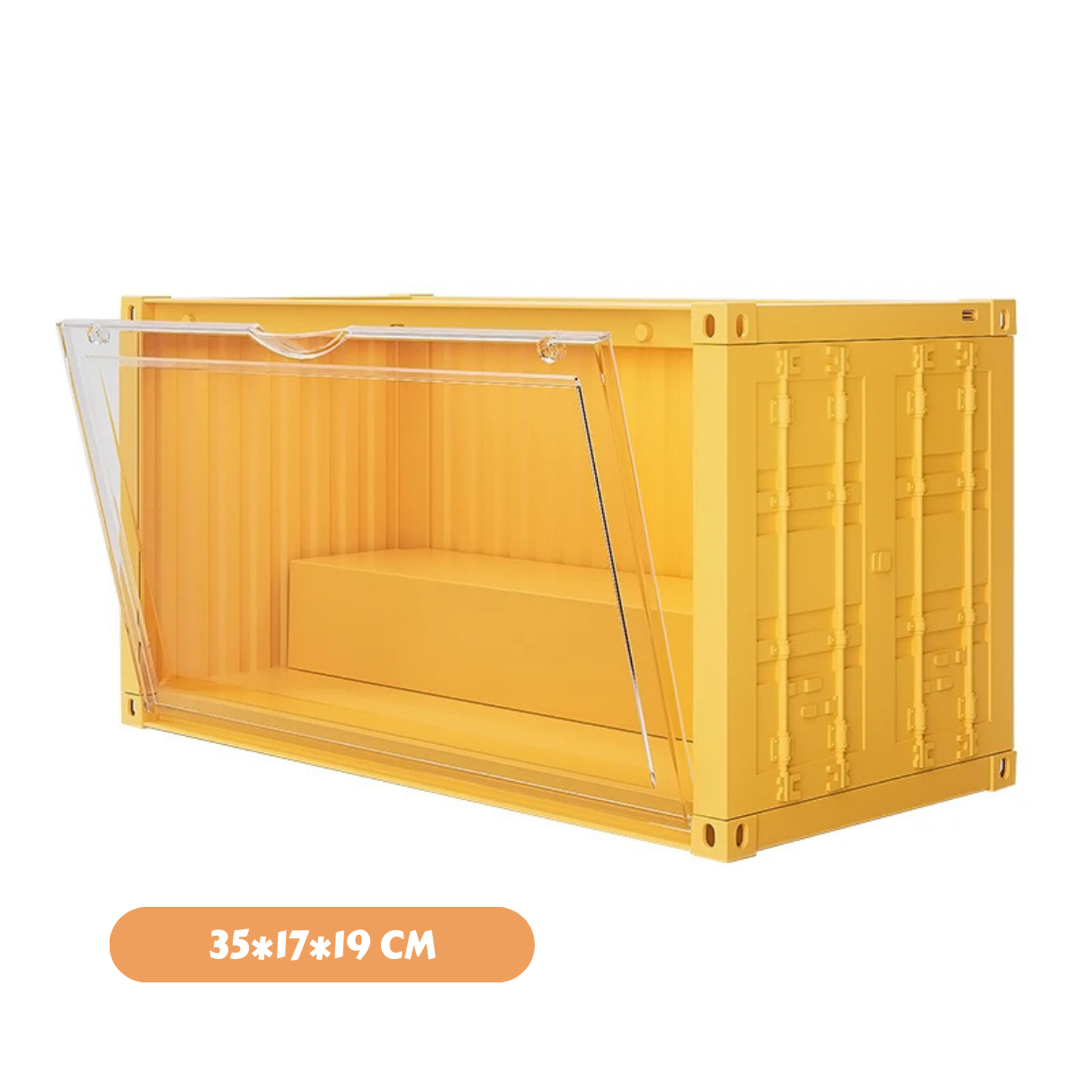 Container Design Display Case with LED Light