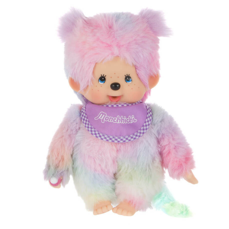 Monchhichi Classic Plush Toy- Tie-Dye Girl