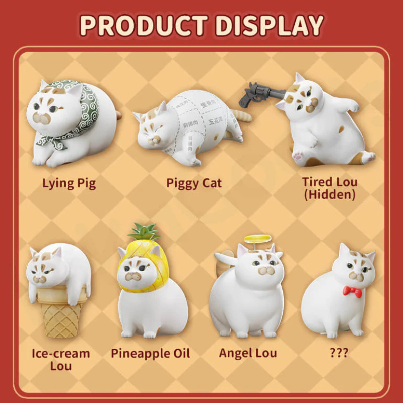 Blizoo LouLou Piggy Cat Series #1 Blind Box Figure