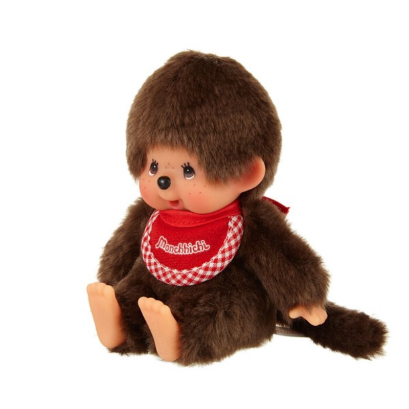 Monchhichi Premium Standard Series: Brown Boy Sitting Doll