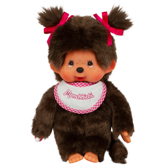 Monchhichi Classic Plush Toy - Red Girl