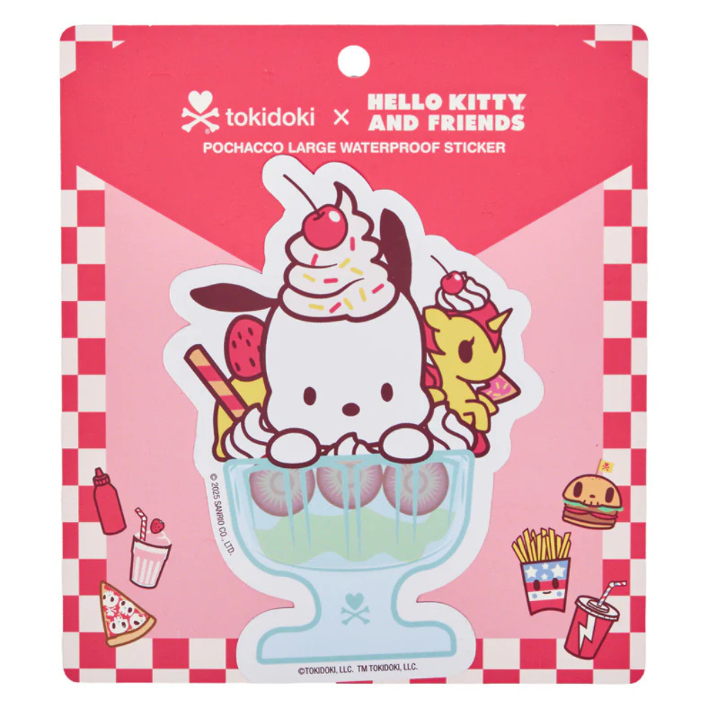 Tokidoki x HKF Fast Food Large Stickers