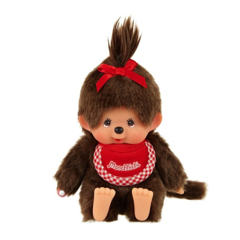 Monchhichi Premium Standard Series: Brown Girl Sitting Doll