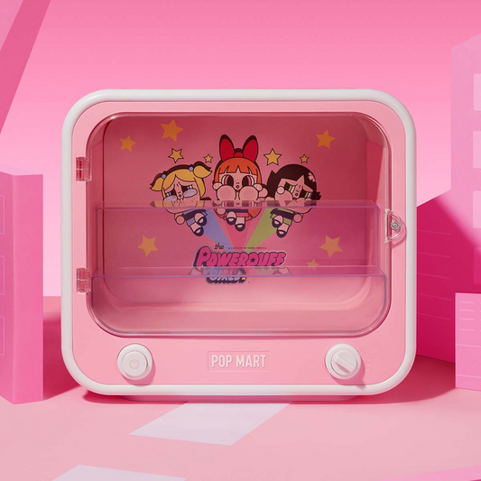 【Limited】Pop Mart CRYBABY × Powerpuff Girls Series-TV Set Luminous Display Container