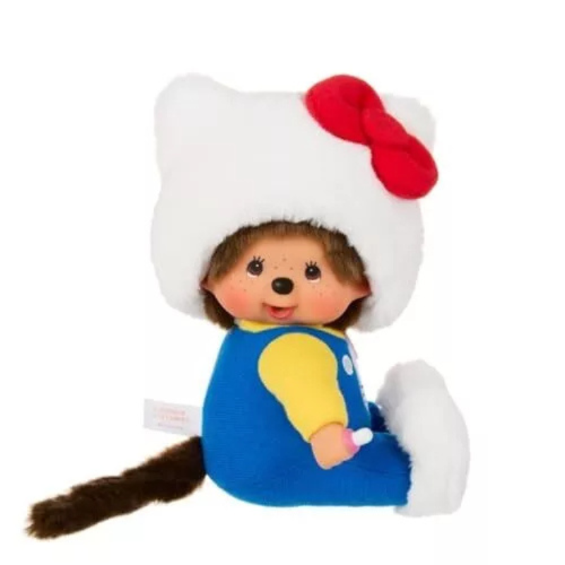 Hello Kitty x Monchhichi S Plush