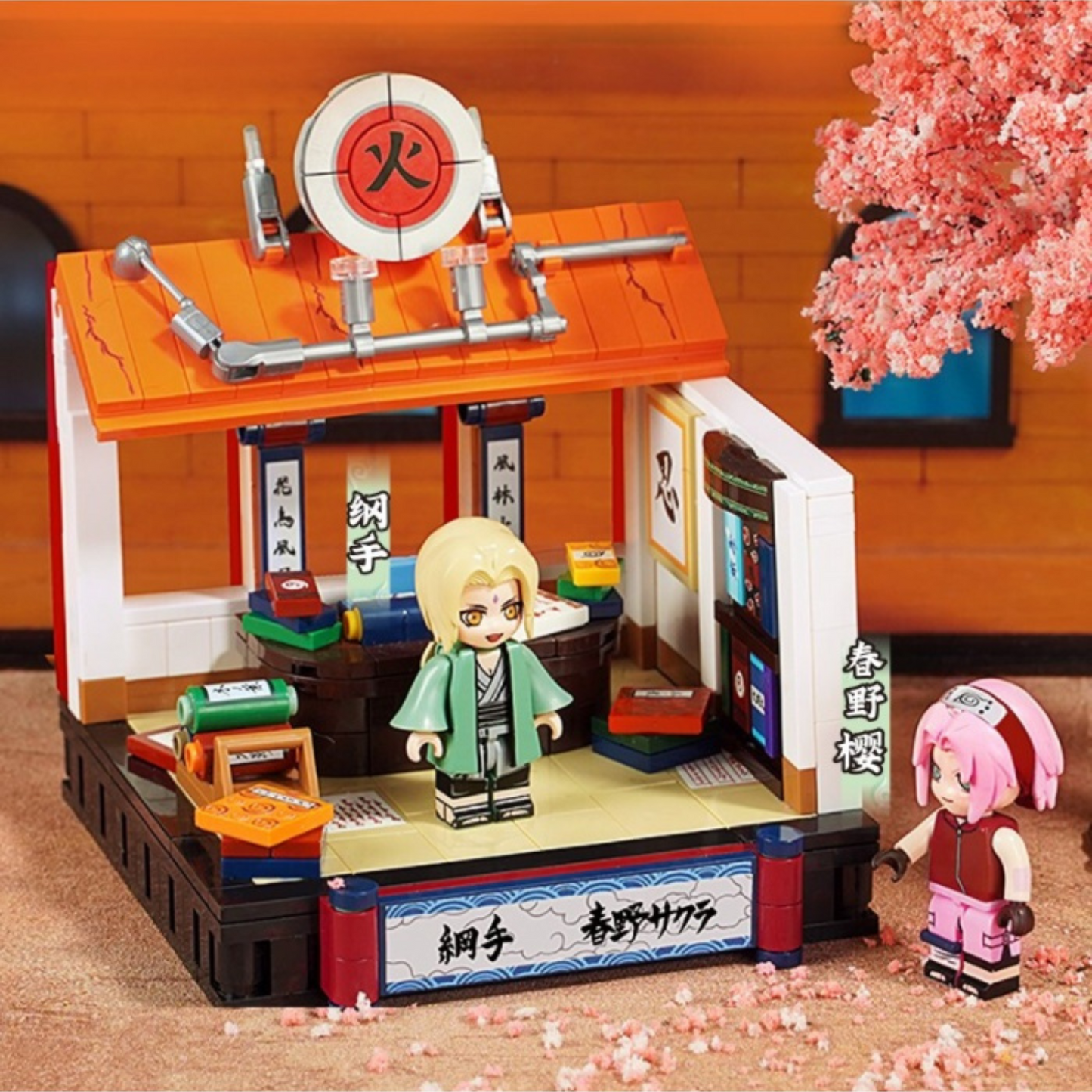 【New】Keeppley X Naruto Office Building Blocks Toy Set