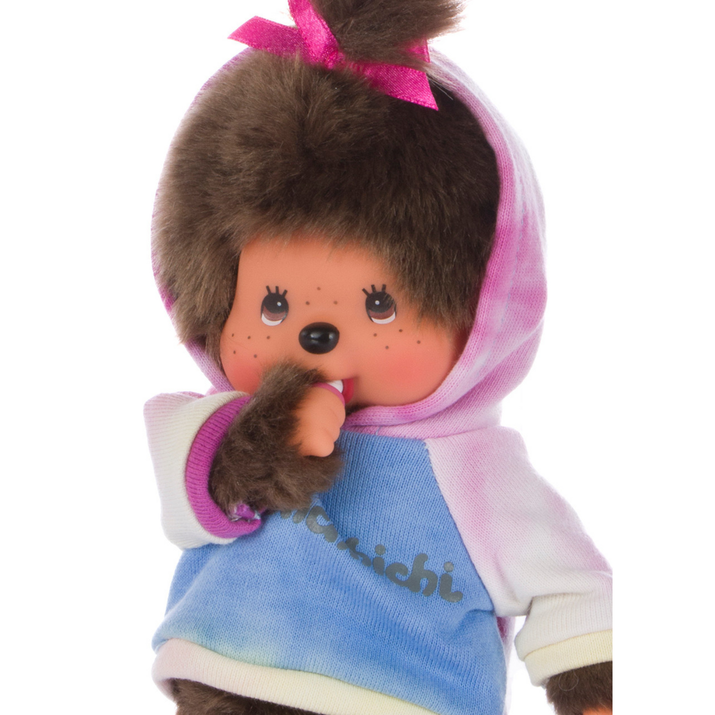 Monchhichi Classic Plush Toy - Tie-Dye Hoodie Girl