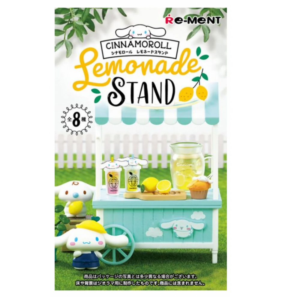 Cinnamoroll Lemonade Stand 完全セット re-Ment: Sanrio Characters Cinnamorll Lemonade Stand Series