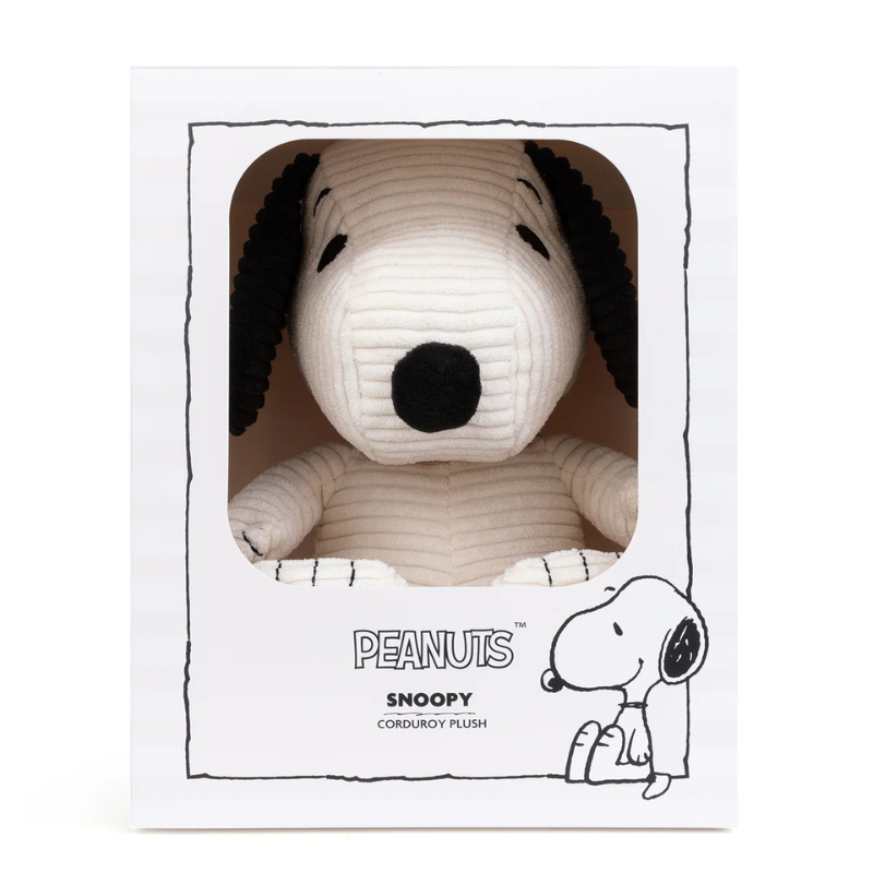 PEANUTS SNOOPY ECO Corduroy Cream in giftbox 11" Plush