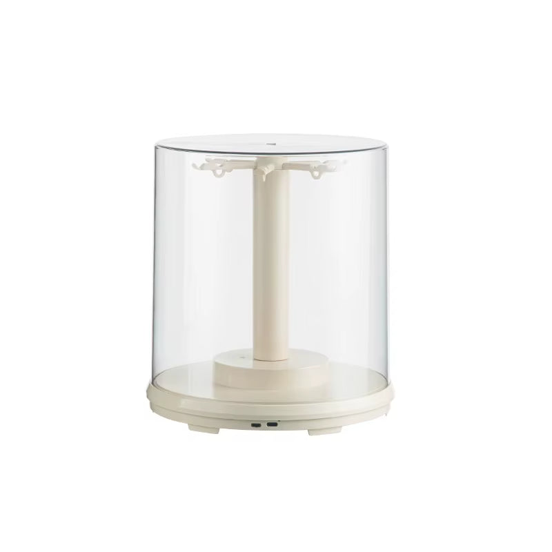 Rotate display box with rack (manual rotation)