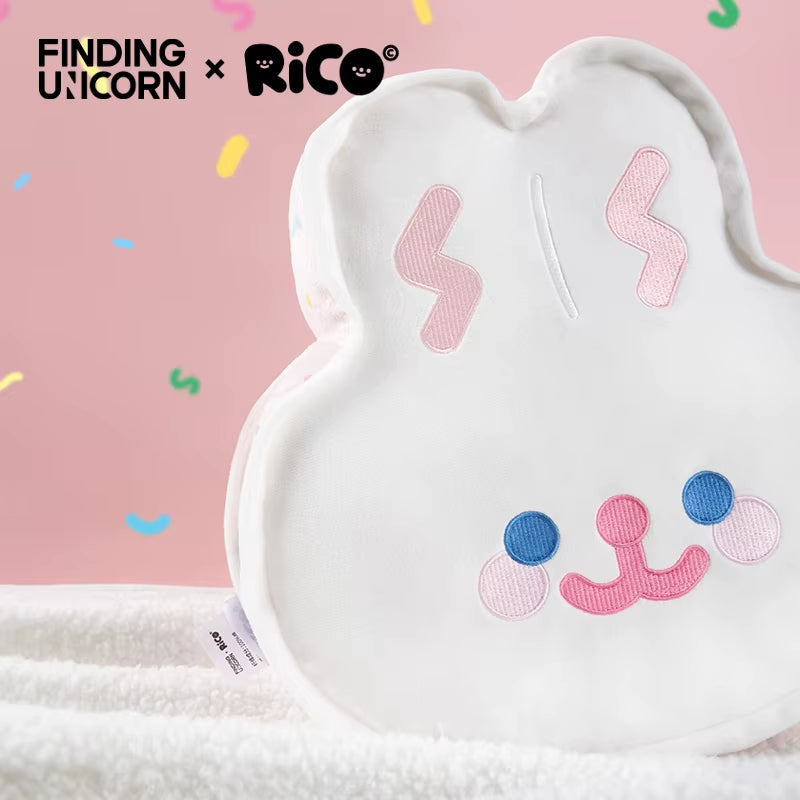 Finding Unicorn RiCO Macarons Rabbit 2 In 1 Throw Pillow Blanket