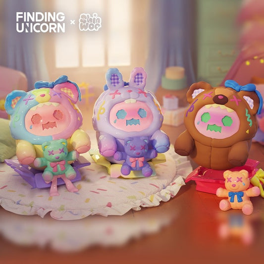 【NEW】F.UN ShinWoo 150% Baby Ghost Bear Blind Figure