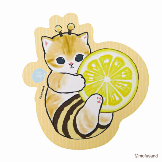Mofusand: Die Cut Lemon Bee Mouse Pad