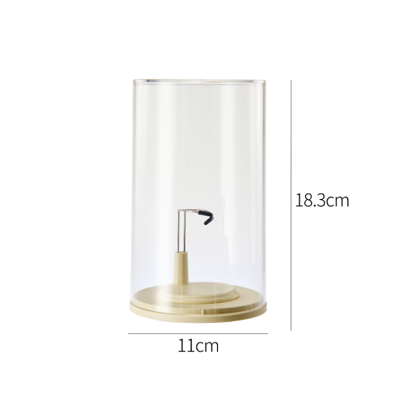 Round display box with rack & box cover