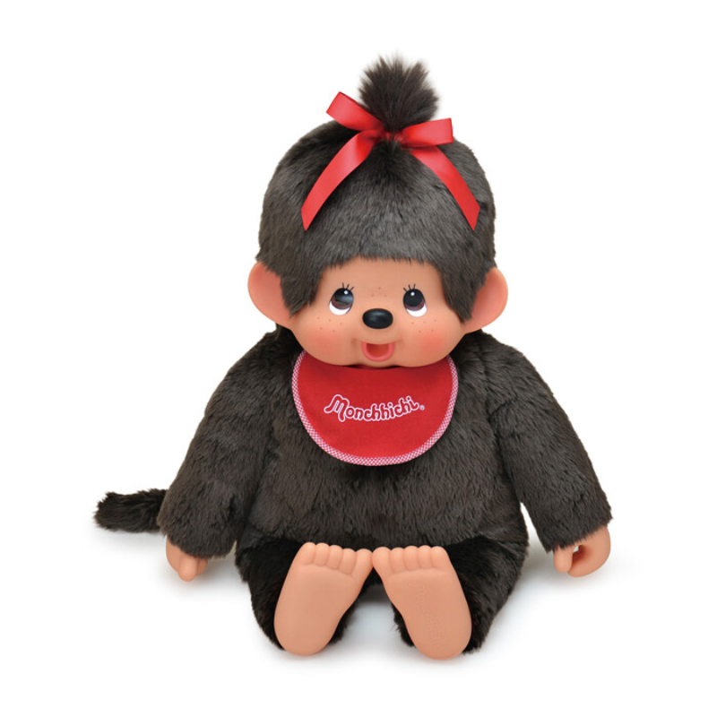 Monchhichi Premium Standard Series: Brown Girl Sitting Doll