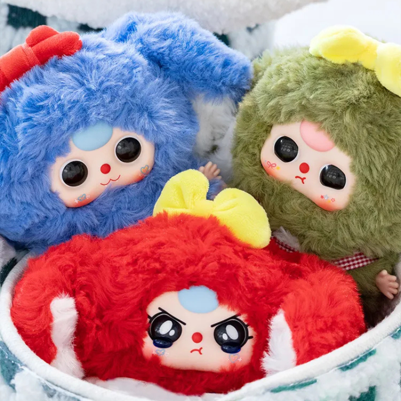 babythree macaron v2 のぬいぐるみ シークレット オイル目 BABY THREE Rabbit Macaron V2 Series Plush Blind Box – Kouhigh Toys