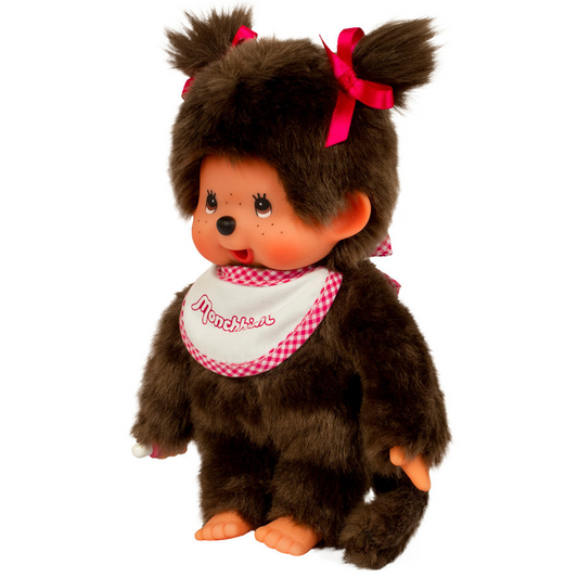 Monchhichi Classic Plush Toy - Red Girl