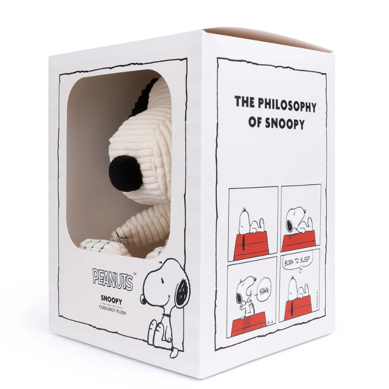PEANUTS SNOOPY ECO Corduroy Cream in giftbox 11" Plush