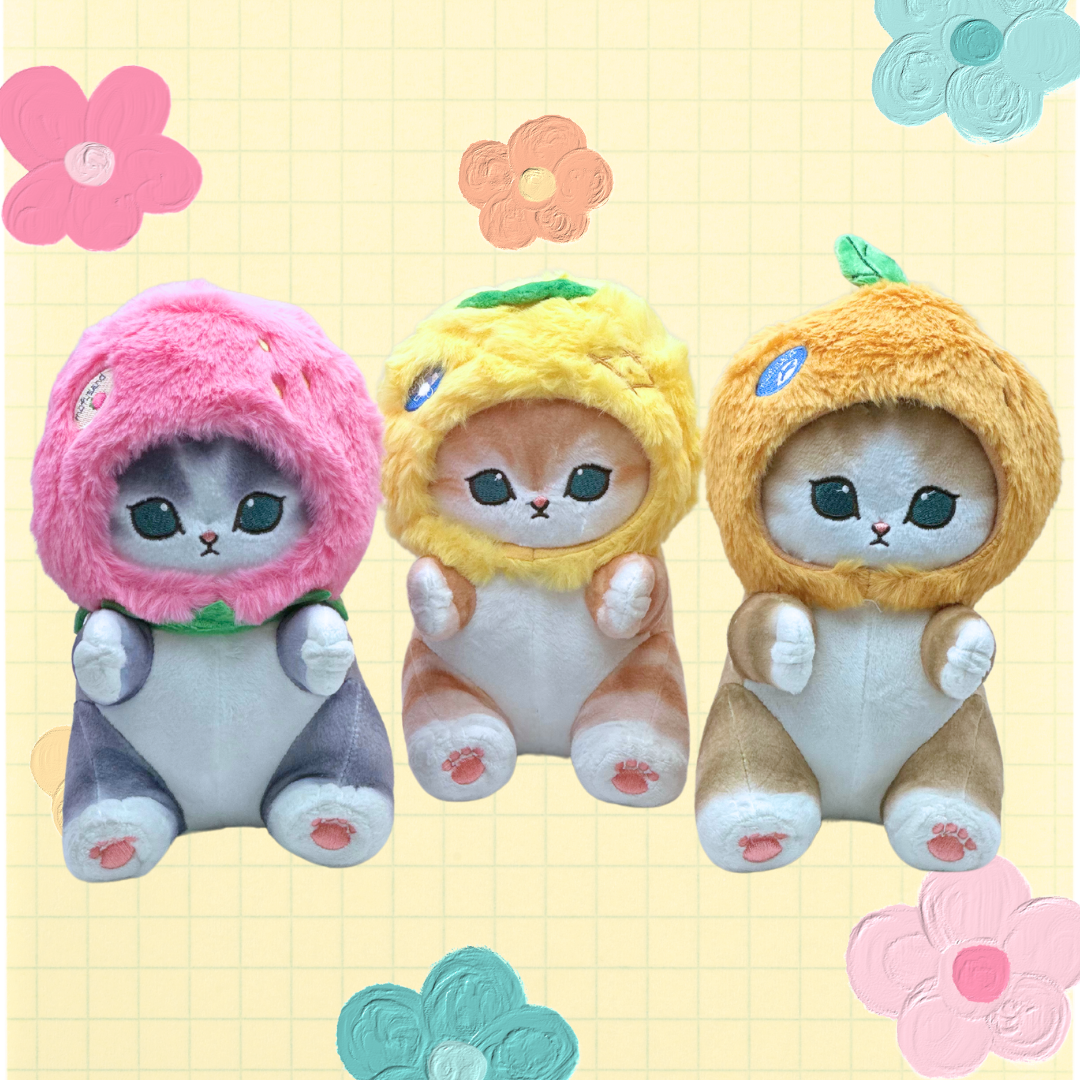 【Label】Mofusand: Fruit Series Plushies (23cm/9in_3Styles_Color Vary Label)