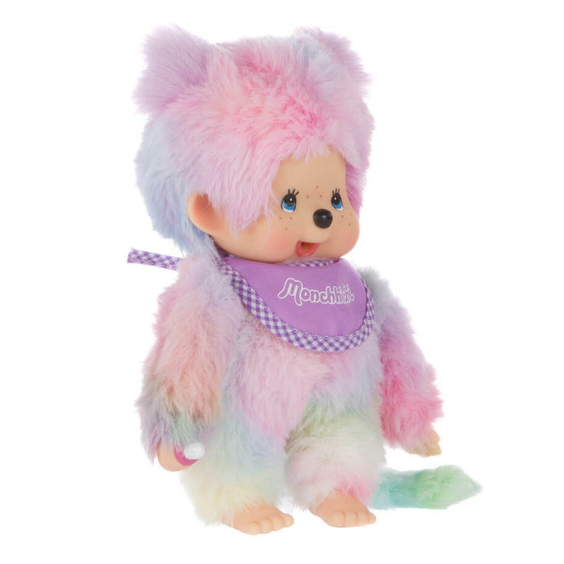 Monchhichi Classic Plush Toy- Tie-Dye Girl