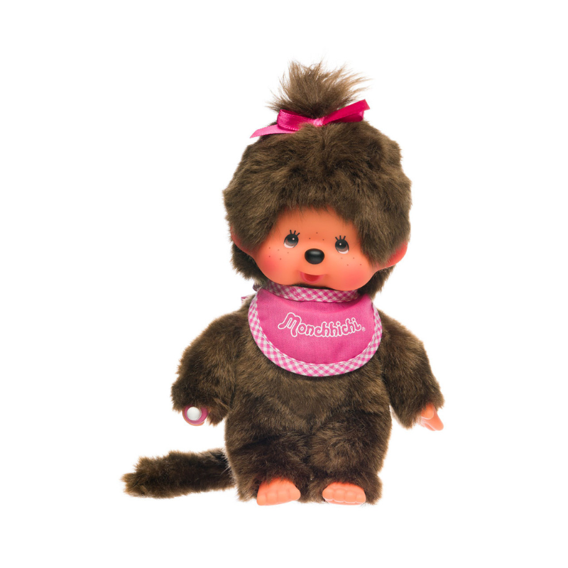 Monchhichi Classic Plush Toy - Pink Girl